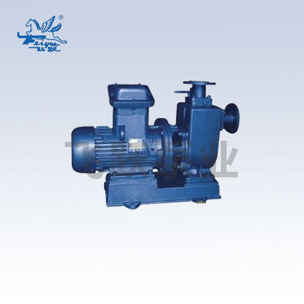 Marine self-priming centrifugal oil pump