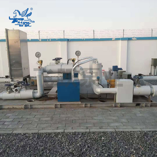 Integrated dismantling of multi-stage self-priming pumps for gas gathering stations