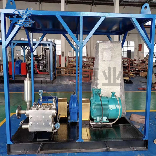 Water injection pump pry
