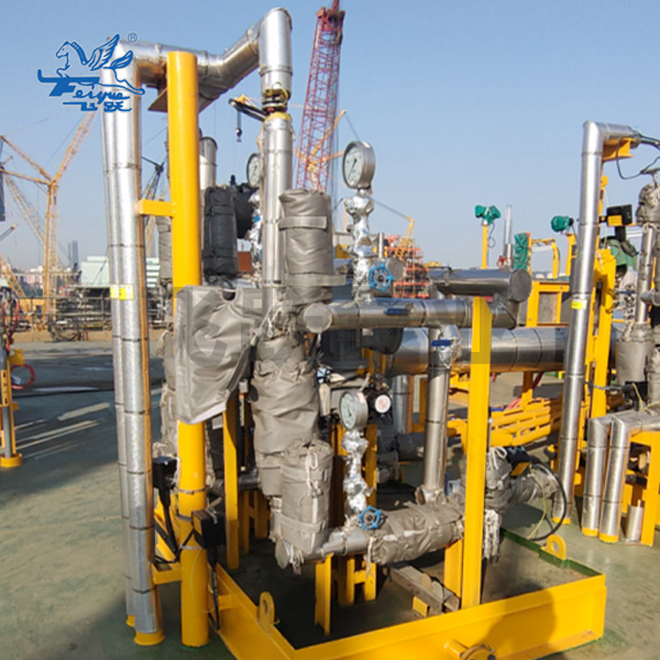 Chemical injection pry for offshore oil platform