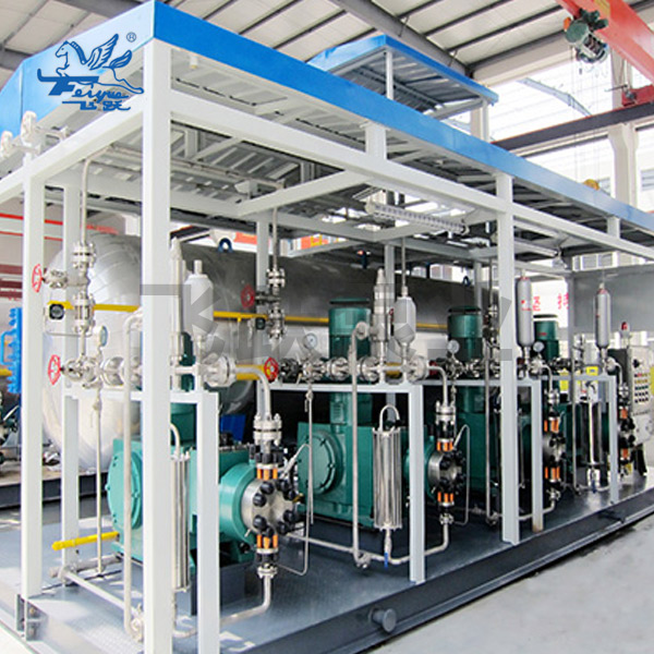 Methanol injection pry installation