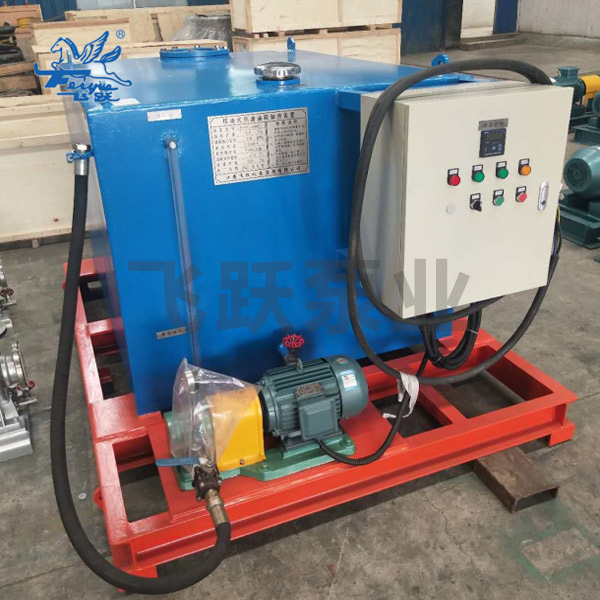 Lubricating oil circulation pump station