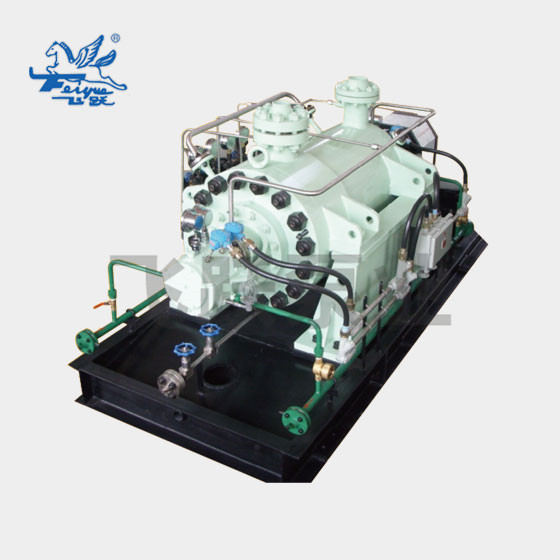 High temperature and high pressure double shell multi-stage pump