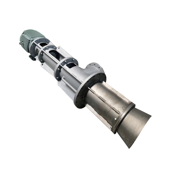 Zirconium vertical axial flow pump