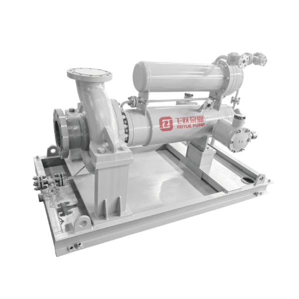 Leak free high-temperature shielded pump