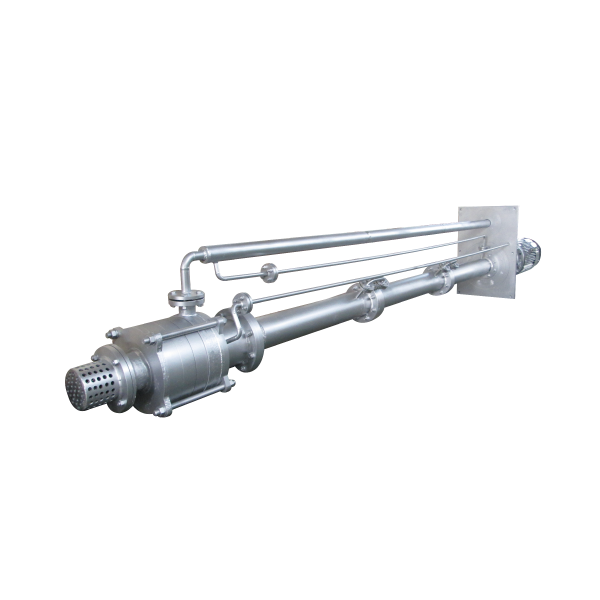 Long axis multi-stage insulation sulfur pump