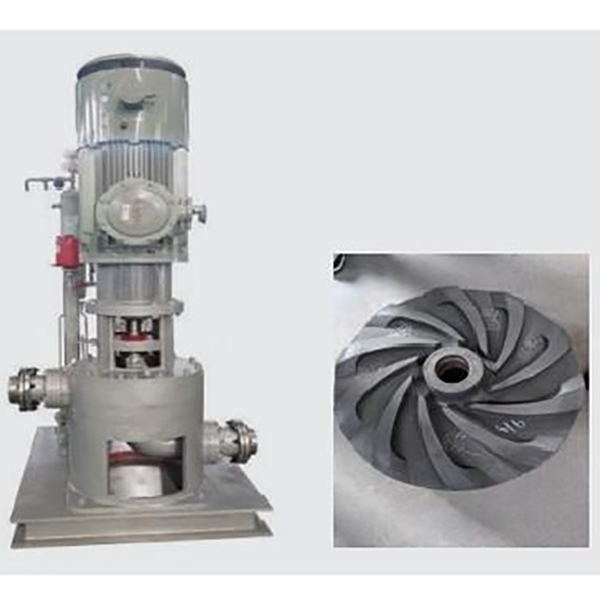 Vertical silicon carbide coal slurry pump